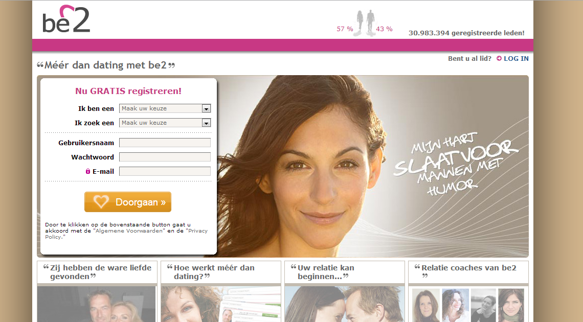 be2 datingsite, gratis reviews en ervaringen